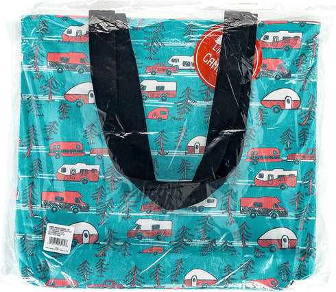Camco Life is Better at The Campsite Canvas Tote Magnetic Closure (53269)