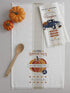 DII Fall Basics Collection Printed Dishtowel Set, 18x28, Pumpkin Farm 2 Piece