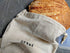 Montecito Home Combo Set of One 12"x15" Boule and One 6"x26" Baguette Farmhouse Natural Linen Bread Bags, Reusable Drawstring Bag for Homemade Bread Storage, Perfect for Bakers, House Warming, Etc.