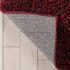 Well Woven Elle Basics | Emerson Shag Deep Red | Textured Mat Rug 2x4 (2'3" x 3'11")