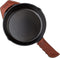 BTLUX Set of 2 Leather Hot Handle Holders - Handmade Thick Leather Handle Covers for cast Iron skillets Pans and pots 100 Percent Heat Resistant Handle Sleeve - Brown