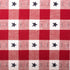 DII Patriotic Stars Check Tabletop Collection for 4th of July Entertaining, Summer Barbeques, Picnics, Indoor/Outdoor Meals, Table Runner, 14x108