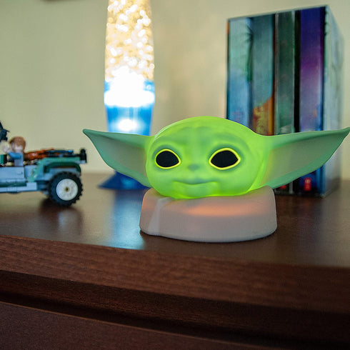 STAR WARS LED Night Light, Baby Yoda Lamp, Silicone, Battery or USB Operated, Mandalorian, The Child, Grogu, Collector™s Edition, Ideal for Bedroom, Game Room, Office, 51779