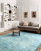 Loloi II Loren Collection LQ-08 Aqua, Traditional 2'-3" x 3'-9" Accent Rug