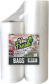 Vac Fresh Food Vacuum Sealer Rolls (8" x 50' & 11" x 50', 2 Rolls), 3.5mil VF811C Embossed Food Storage Bags, Vacuum Seal Bags for Meal Prep, Sous Vide Bags for Cooking (100 Feet)