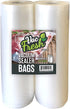 Vac Fresh Food Vacuum Sealer Rolls (11" x 50', 2 Rolls), 3.5mil Embossed Food Storage Bags, Vacuum Seal Bags for Meal Prep, Sous Vide Bags for Cooking (100 Feet)
