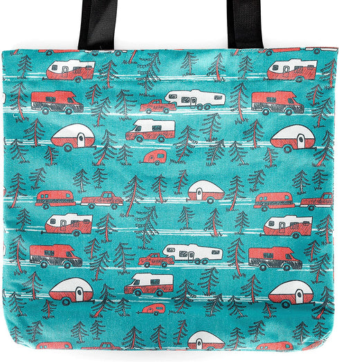 Camco Life is Better at The Campsite Canvas Tote Magnetic Closure (53269)