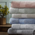 Modern Threads 600 GSM 6 Piece Set, 2 Bath Towels, 2 Hand Towels, 2 Washcloths Towel Set with Filgree Jacquard Border Silver