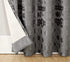 Sun Zero Elidah Medallion Bonded Velvet 100% Blackout Grommet Curtain Panel, 50" x 95", Gray