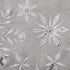 OWENIE Christmas Table Runners, Snowflake Silver Grey Table Runner, Xmas Holiday Tabletop Decor, Embroidery Table Centerpieces with Sequins and Diamonds, Glittering Winter Home Decorations, 14X70 Inch