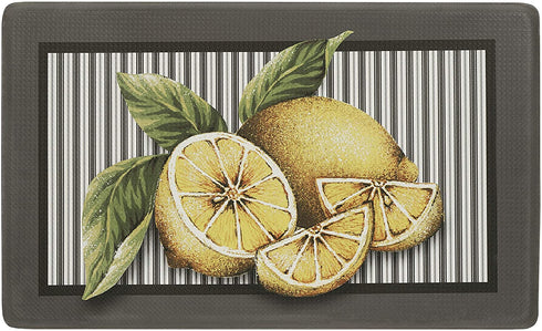 Achim Home Furnishings Anti Fatigue Mat, 18" x 30", Lemon Drop, Multi