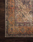 Loloi II Loren Collection LQ-02 Plum / Multi, Traditional 2'-3" x 3'-9" Accent Rug