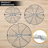 KITCHENATICS Round Cooling Racks - 100% Stainless Steel Circle Roasting Rack, Steamer Insert, Baking Rack for Round Cake Pans, Air Fryer, Instapot, Steamer Rack - Oven Safe - 7.5?, 9? & 10.5? (3 PCS)