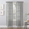 No. 918 Alison Floral Lace Sheer Rod Pocket Curtain Panel, 58" x 84", Dove Gray