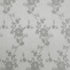 No. 918 Alison Floral Lace Sheer Rod Pocket Curtain Panel, 58" x 84", Dove Gray