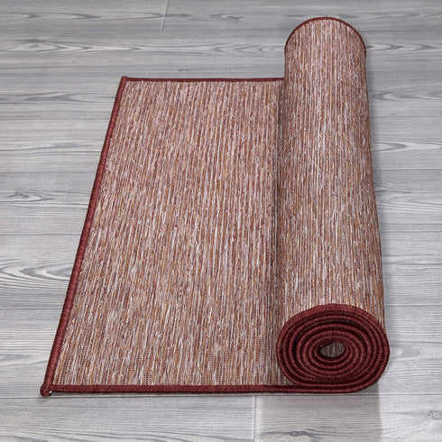 Sweet Home Stores Reversible Indoor/Outdoor Runner Rug, 2' x 5', Red