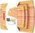 Utopia Kitchen 3 Piece Bamboo Cutting Boards with Juice Grooves - BPA Free - Eco-friendly - Natural Organic Bamboo Chopping Boards for Vegetables, Meat and Cheese