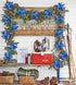 15 PCS Christmas Glitter Artificial Poinsettia Flowers Artificial Wedding Flowers Decorations Xmas Tree Ornaments with Clips (Blue)