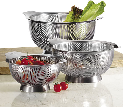 Tramontina Colander Gourmet Stainless Steel 1.25-Quart, 80201/003DS