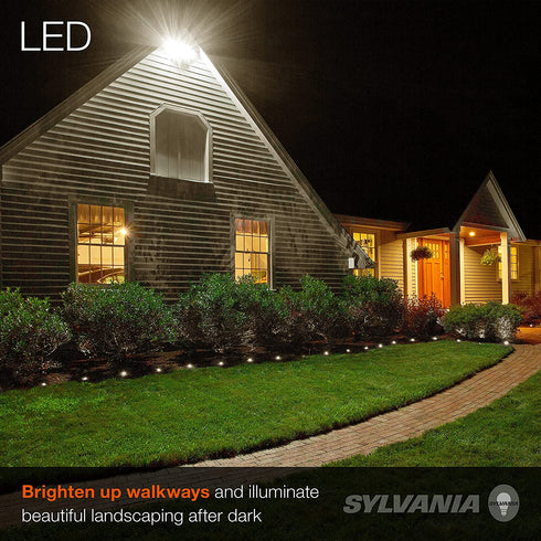 SYLVANIA Night Chaser LED PAR38 Light Bulb, 250W=25W, Dimmable, Super Bright 2650 Lumen, 3000K, Neutral White - 1 Pack (74793)