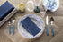Navy Napkins | Linen Feel Disposable Cloth Like Paper Dinner Napkins | Hand Towels | Soft, Absorbent, Paper Hand Towels for Bathroom,Kitchen,Parties,Weddings or Events | 50 Pack