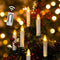 Flameless LED Candles,20 PCS Decorative Candles,Warm White Candle Lights with Clips,USB Operated Romatic Candles,Fake Candles for Holiday Decorations,Seasonal Celebration,Christmas & Wedding Decor