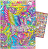 Lisa Frank Coloring Book for Adults Relaxation Set ~ Advanced Lisa Frank Adult Coloring Book with 50 Bonus Stickers (Lisa Frank Bundle)