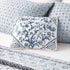 Laura Ashley Home Charlotte Collection Perfect Decorative Throw Pillow, Premium Designer Quality, Decorative Pillow for Bedroom Living Room and Home Décor, 1 Count (Pack of 1), China Blue