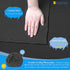 BORPRES-Cooling-Pillowcase,Japanese Chill-Plus Tech,Q-MAX>0.43 Cooling Fiber, Absorbs Heat Keep Cool,Double Sided Design,Idea for Hot Sleeper Night Sweats All Seasons Queen Size,Black