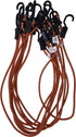 Kotap MABC-48 All- Purpose Adjustable Bungee Cords with Hooks, 48-Inch, Orange/Black, 10 Count