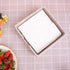 Rattan Napkin Guest Towel Holder For Kitchen 7.5 x 7.5 x 2.5 inches Square Wicker Tissue Paper Holder Caddy for Dining Table Flat Woven Boho Napkins Dispenser for Dinner (Luncheon, White Wash)
