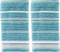 SKL Home by Saturday Knight Ltd. Seabrook Stripe 2-Piece Hand Towel Set, Teal 2 Count