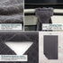 Grey Hand Towels with Hanging Loops - Gray Kitchen Towels, Hanging Kitchen Towels with Hanging Loop, Grey Dish Towels with Loops for Hanging, Oven Towel Loop Without Buttons or Snaps