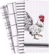 KAF Home Pantry Rooster Kitchen Dish Towel 18 x 28-inch Set of 4