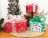 Steel Mill & Co Tin Containers with Lids, 3 Pack Christmas Cookie Tins, Festive Cookie Tins for Gift Giving & Holiday Treats, Round Metal Nesting Containers, Large Medium Small, Snowflake & Holly