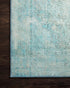 Loloi II Loren Collection LQ-08 Aqua, Traditional 2'-3" x 3'-9" Accent Rug