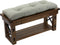 Klear Vu The Gripper Non-Slip Omega Bench Cushion for Piano Chair, Storage Bench, Dining Room, Sofa Couch and Window Seat-1 Piece Bench Pad, 36 Inches, Spa