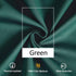 Pompom Green Full Blackout Curtains for Bedroom Living Room 63 inch Thermal Insulated Window Curtain Panels for Chrismas Décor 50" w x2 Panels Rod Pocket