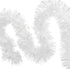 Allgala 50 Feet Christmas Foil Tinsel Garland Decoration for Holiday Tree Walll Rail Home Office Event-White-XG93201