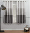 Exclusive Home Curtains Chateau Striped Faux Silk Grommet Top Curtain Panels, 54"x63", Black Pearl, Set of 2