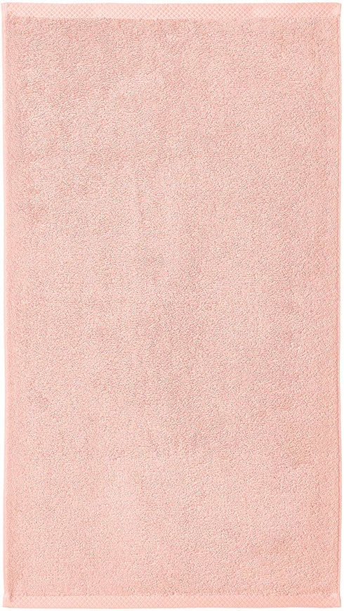 Amazon Basics Quick-Dry Hand Towels - 100% Cotton, 8-Pack, Petal Pink