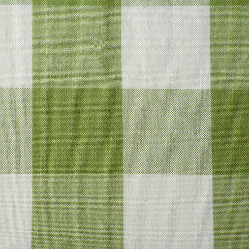 DII Buffalo Check Collection, Classic Farmhouse Table Runner, 14x108, Antique Green