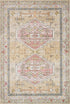 Loloi II Skye Collection SKY-04 Gold / Blush, Traditional 2'-3" x 3'-9" Accent Rug