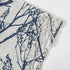 DriftAway Tree Branch Linen Blend Abstract Ink Printing Lined Thermal Insulated Window Curtain Valance Rod Pocket 52 Inch by 14 Inch Plus 2 Inch Header Blue