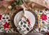 DII Woodland Christmas Tabletop Collection, Napkin Set, Poinsettia, 6 Piece