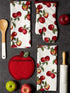 DII Apple Orchard Collection, Kitchen Textiles, Potholder, Oven Mitt, Dishtowels, Apple Print