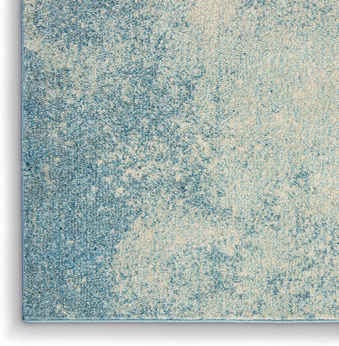 Nourison Passion Bohemian Abstract Navy/Light Blue 1'10" x 2'10" Area Rug, (2' x 3')
