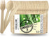 BAMBOODLERS Disposable Wooden Cutlery Set | 100% All-Natural, Eco-Friendly, Biodegradable, and Compostable - Because Earth is Awesome! Pack of 200- 6.5? utensils (100 forks, 50 spoons, 50 knives)