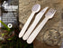 BAMBOODLERS Disposable Wooden Cutlery Set | 100% All-Natural, Eco-Friendly, Biodegradable, and Compostable - Because Earth is Awesome! Pack of 200- 6.5? utensils (100 forks, 50 spoons, 50 knives)