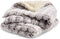 Hotel Suite Micromink/Sherpa Reversible 50 x 60 in Brown Color Throw, Brown